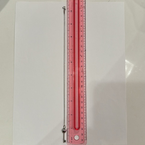 Tiffany & Co. Pink Sapphire Heart Key Necklace - Picture 8 of 8